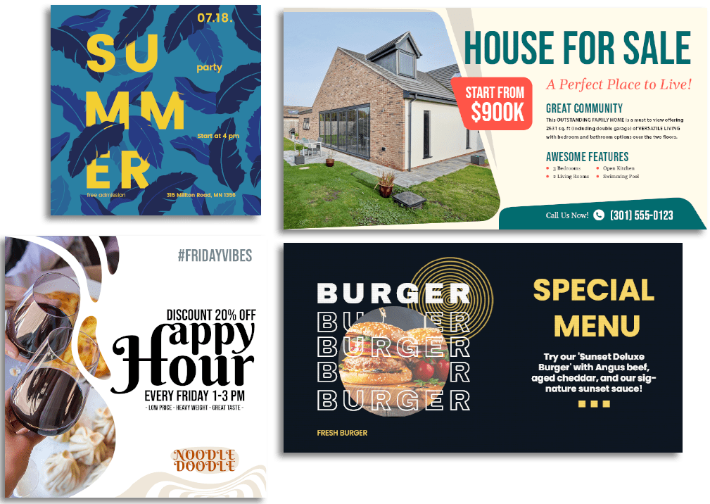 Researched and custom social media content